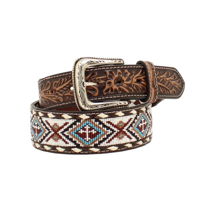 Men's Nocona Southwest Beaded Belt N210005505 - Crazy House Western Wear