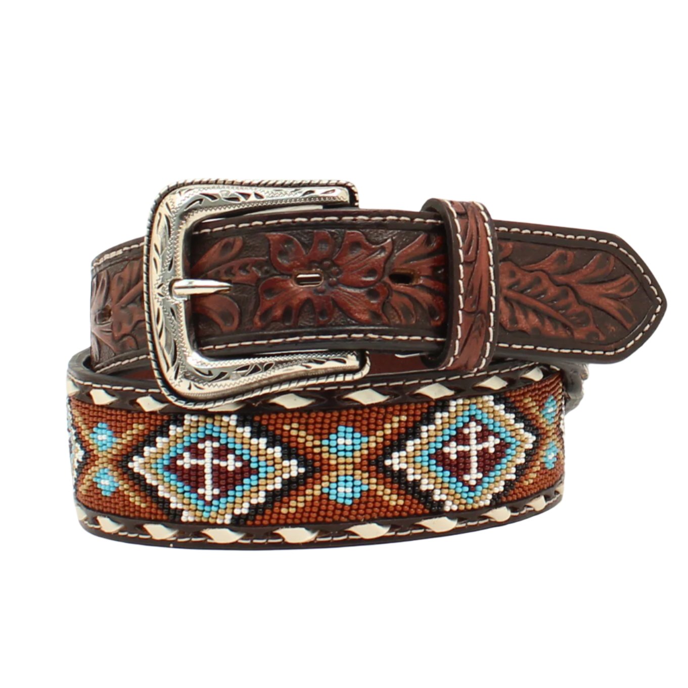 Nocona Southwest Beaded Belt - Crazy House Western Wear