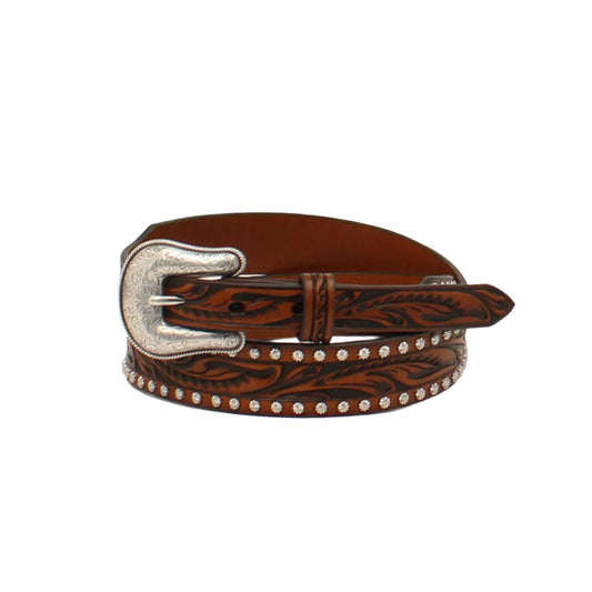 Nocona Floral Embossed Belt - Crazy House Western Wear