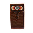 Men's Nocona Rodeo Style Basket Weave Wallet N500020008 - Crazy House Western Wear