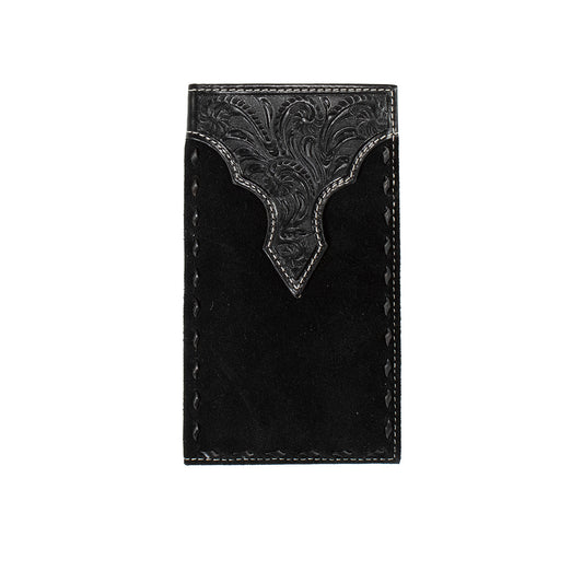Men's Nocona Black Rodeo Style Genuine Leather Wallet N500044001 - Crazy House Western Wear