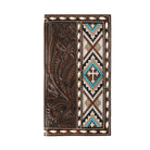 Men's Nocona Brown Rodeo Style Genuine Leather Wallet N500044402 - Crazy House Western Wear