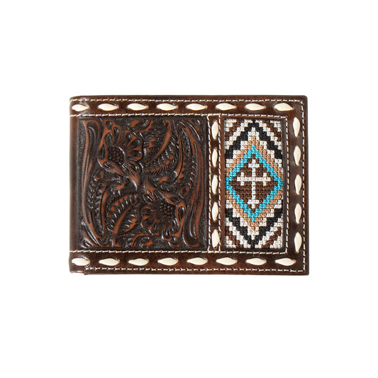 Men's Nocona Bifold Wallet with Removable Pass Case N500044502 - Crazy House Western Wear