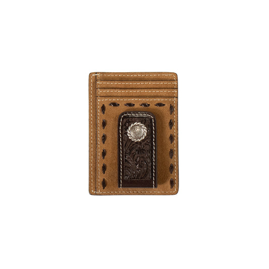 Men's Nocona Tan Money Clip Style Wallet N500046208 - Crazy House Western Wear