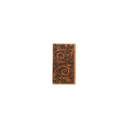 Men's Nocona Tan Rodeo Style Wallet 100% Leather N500047108 - Crazy House Western Wear