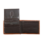 Nocona Men's Bifold Cowhide Wallet with Longhorn Overlay 