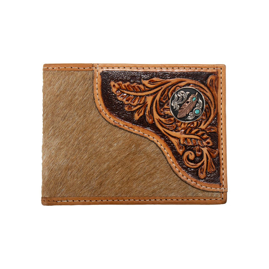 Men's Nocona Tan Bifold Style Wallet N500049008 - Crazy House Western Wear