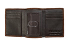 Nocona Men's Trifold Roughout Boot Stitched Wallet 
