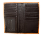 Nocona Men's Tan Basket Weave Engraved Wallet 