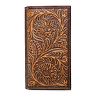 Nocona Men's Floral Embossed Rodeo Style Wallet 