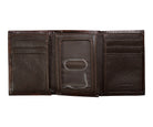 Nocona Men's Floral Tooled Trifold Wallet 