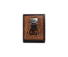 Nocona Men's Basket Weave Money Clip Wallet 