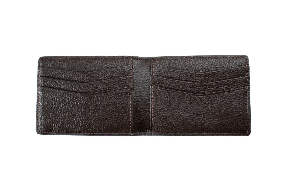 Nocona Men's Basket Weave Money Clip Wallet 