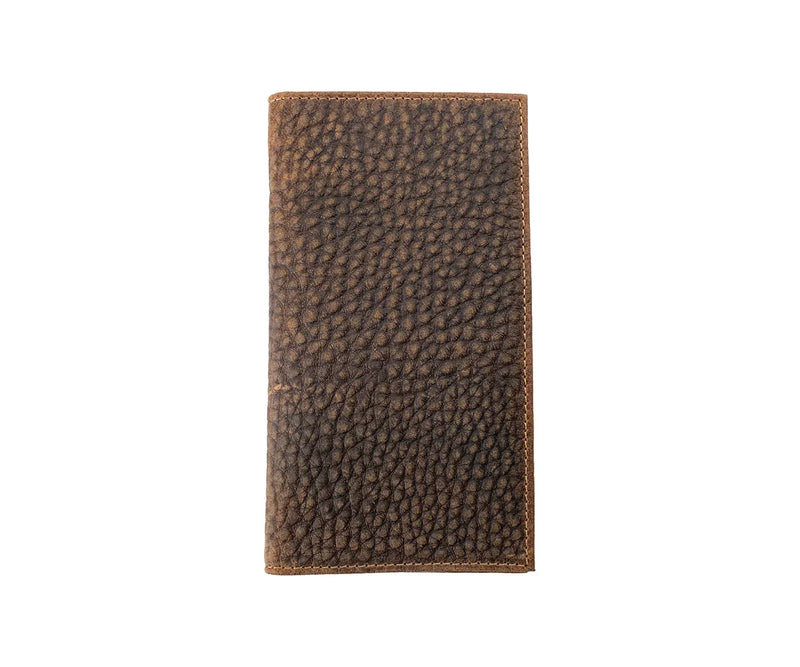 Nocona Men's Rodeo Style Brown Textured Wallet 