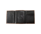Nocona Men's Trifold Textured Brown Wallet 