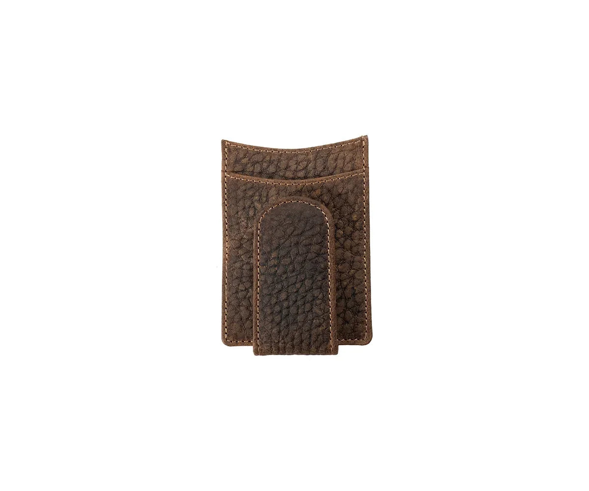 Nocona Men's Textured Money Clip Wallet 