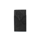 Nocona Men's Rodeo Style Black Leather Wallet with Tooled Overlay N5413501