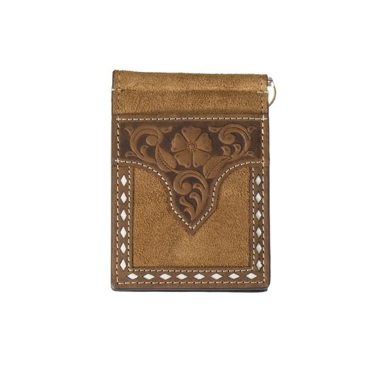 Men's Nocona Tan Wallet with Money Clip N5416008 - Crazy House Western Wear