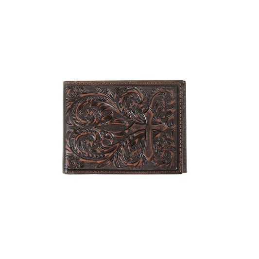 Men's Nocona Brown Bifold Style Wallet N5417344 - Crazy House Western Wear
