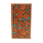 Men's Nocona Tan Rodeo Style Top Grain Leather Wallet N5417933 - Crazy House Western Wear