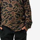Burlebo Boy's Bendita Camo Thermal Hoodie Y-TH-BITAC