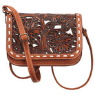 Women's Nocona Tan Crossbody June Style with Glitter Underlay N770015508