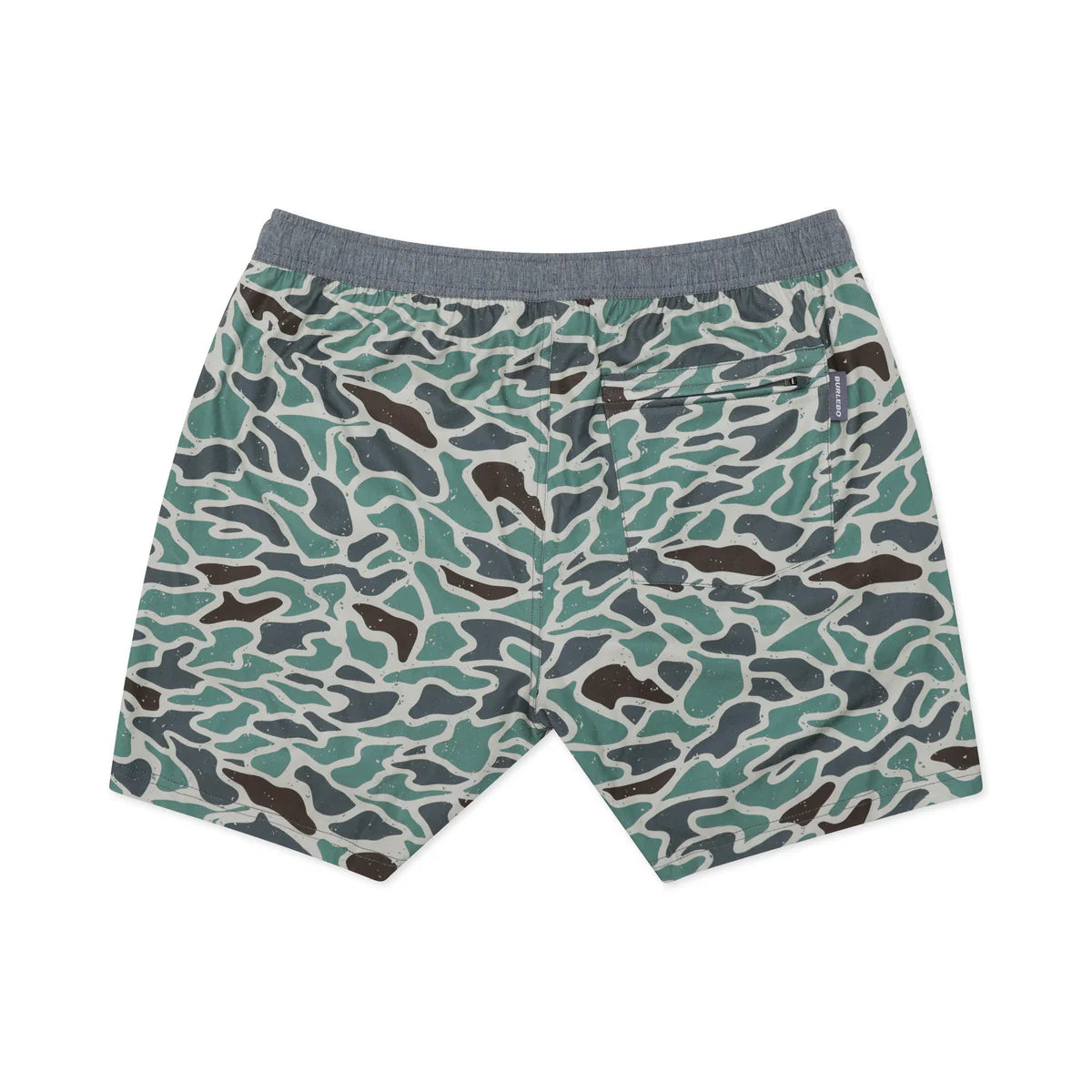 Men's Burlebo Athletic Short - Retro Duck Camo - Grey Liner AS-RDC
