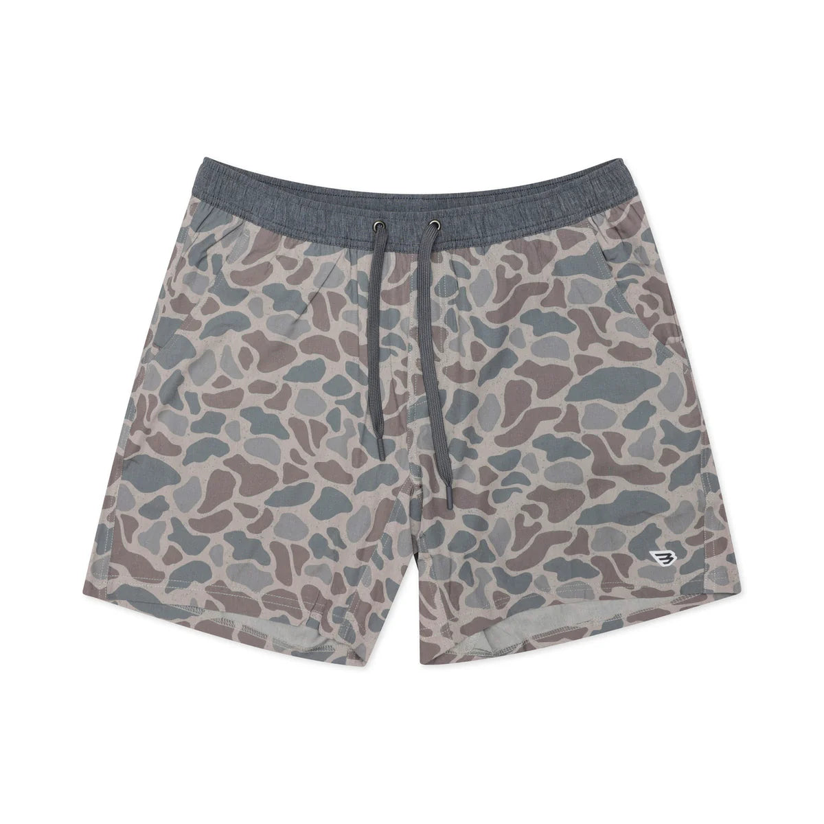 Men's Burlebo Athletic Short - Classic Deer Camo - Grey Liner AS-CDC