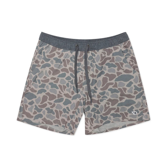 Men's Burlebo Athletic Short - Classic Deer Camo - Grey Liner AS-CDC