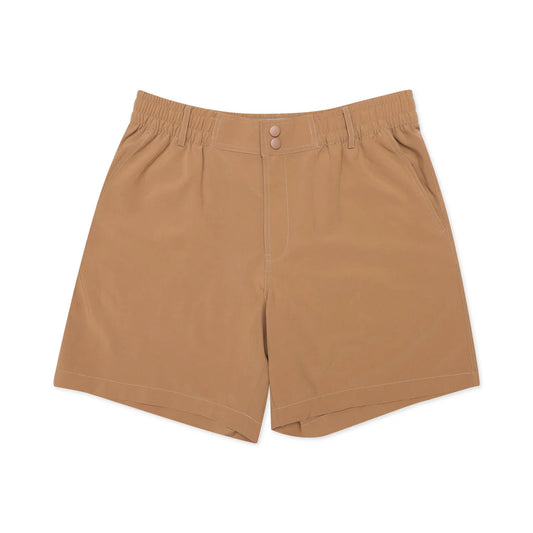 Men's Burlebo Everyday Short - Desert Tan - Flying Ducks Green Pocket ES-DT-FDG