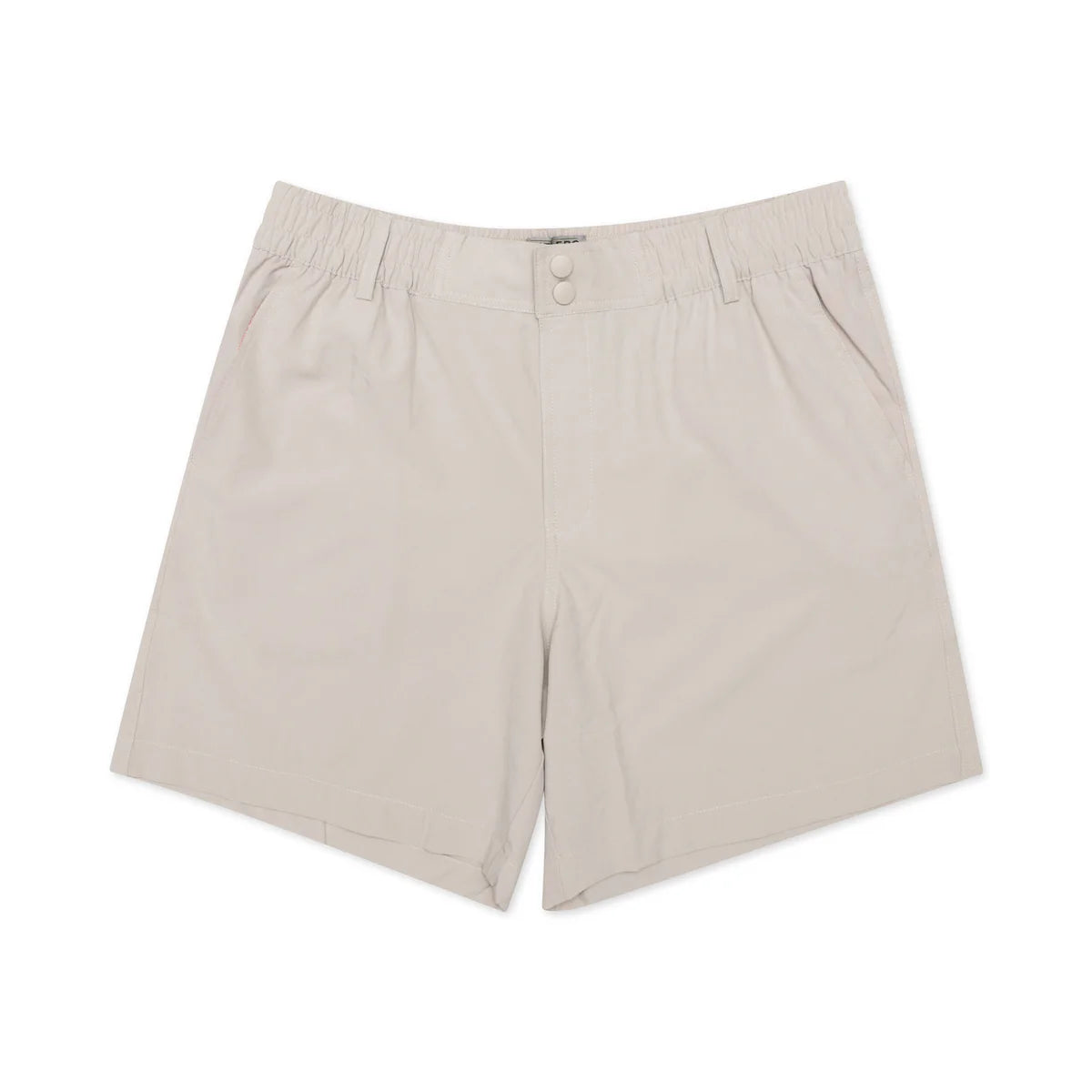 Men's Burlebo Everyday Short - Light Khaki - American Flag Pocket ES-LK-AF