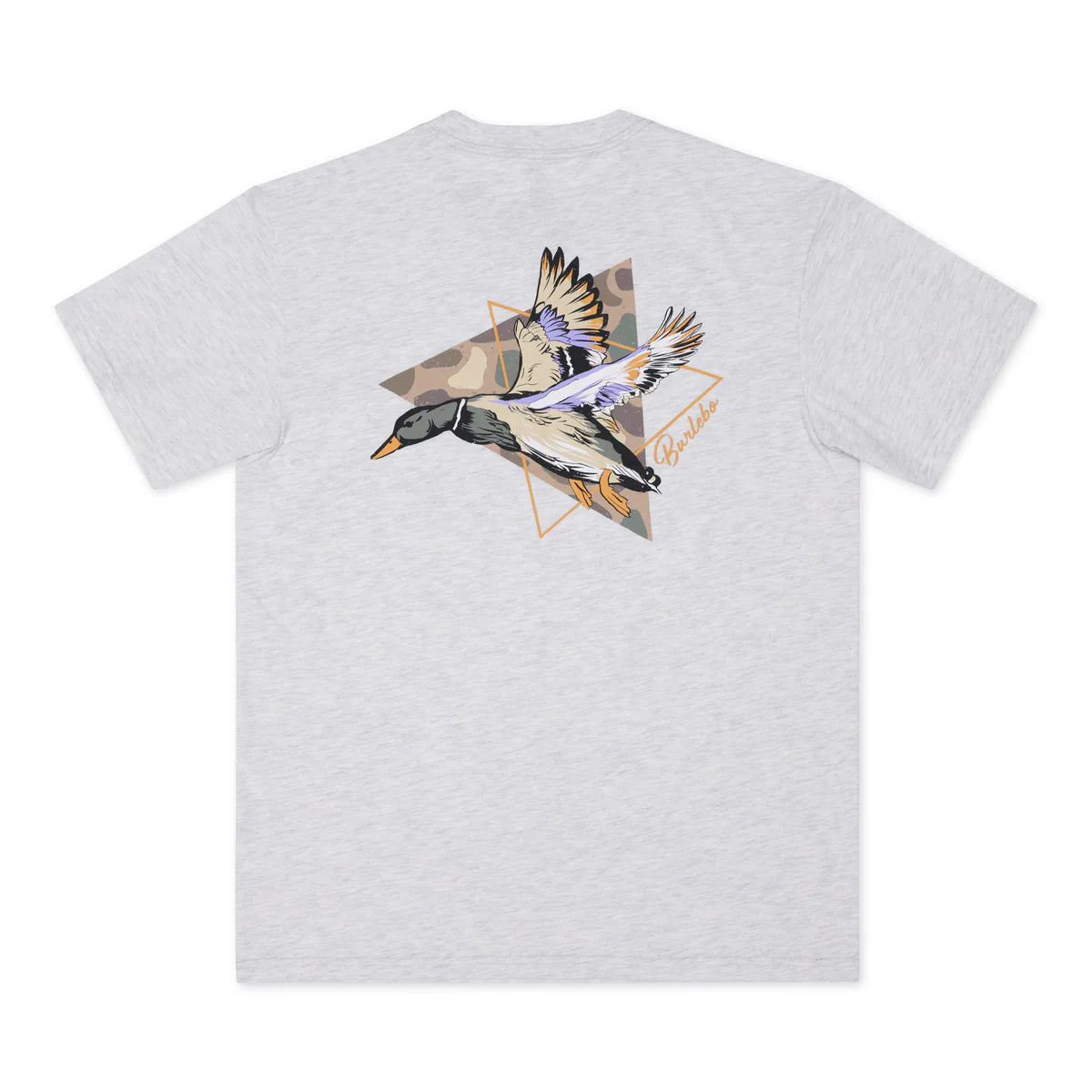 Men's Burlebo Pintail Triangle Duck - Heather Ash Grey PTRI-SS-AG - Crazy House Western Wear