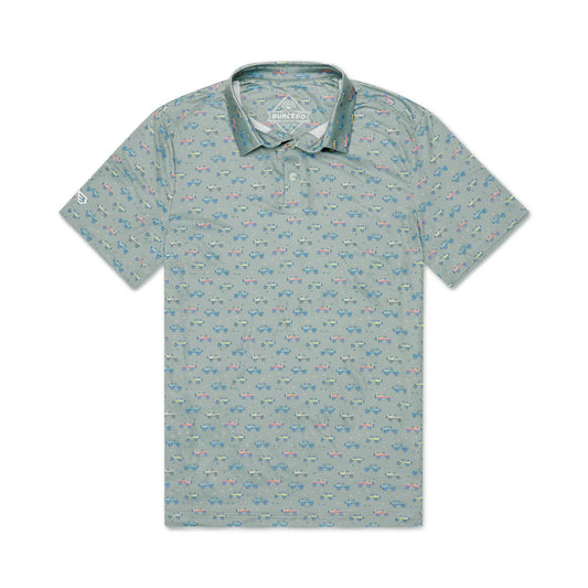 Men's Burlebo Performance Polo - Vintage Cruiser PP-VGCR