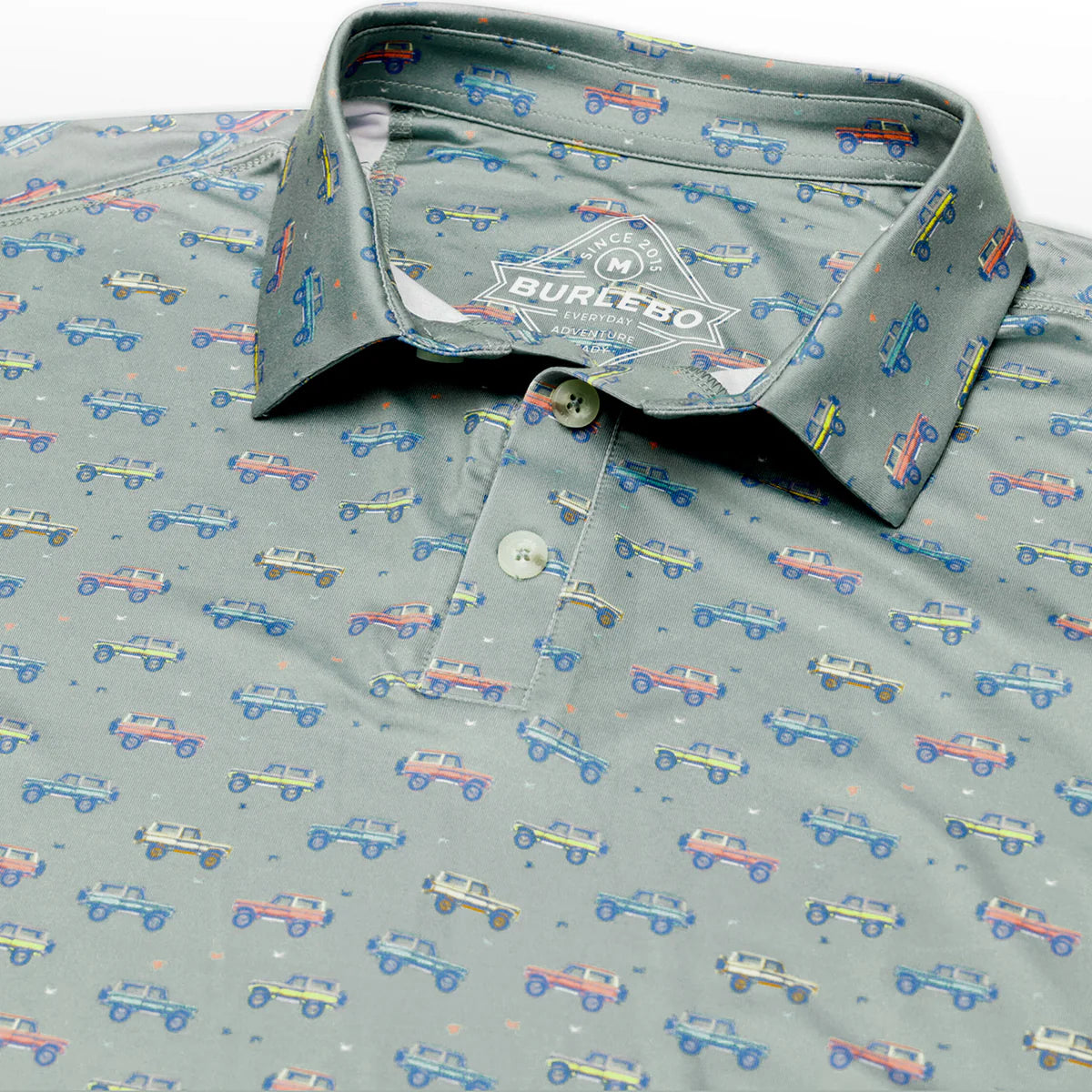 Men's Burlebo Performance Polo - Vintage Cruiser PP-VGCR