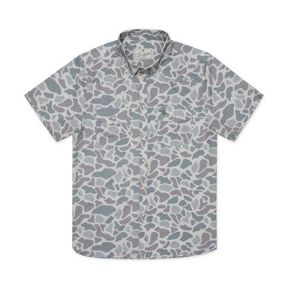 Men's Burlebo Performance Western Shirt - Classic Deer Camo PWS-CDC - Crazy House Western Wear