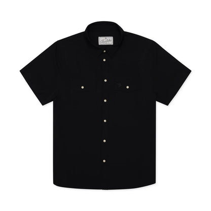 Men's Burlebo Performance Western Shirt - Black PWS-BLK - Crazy House Western Wear