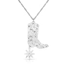 Women's Montana Silversmiths Chiseled Boots & Spurs Turquoise Necklace NC5667