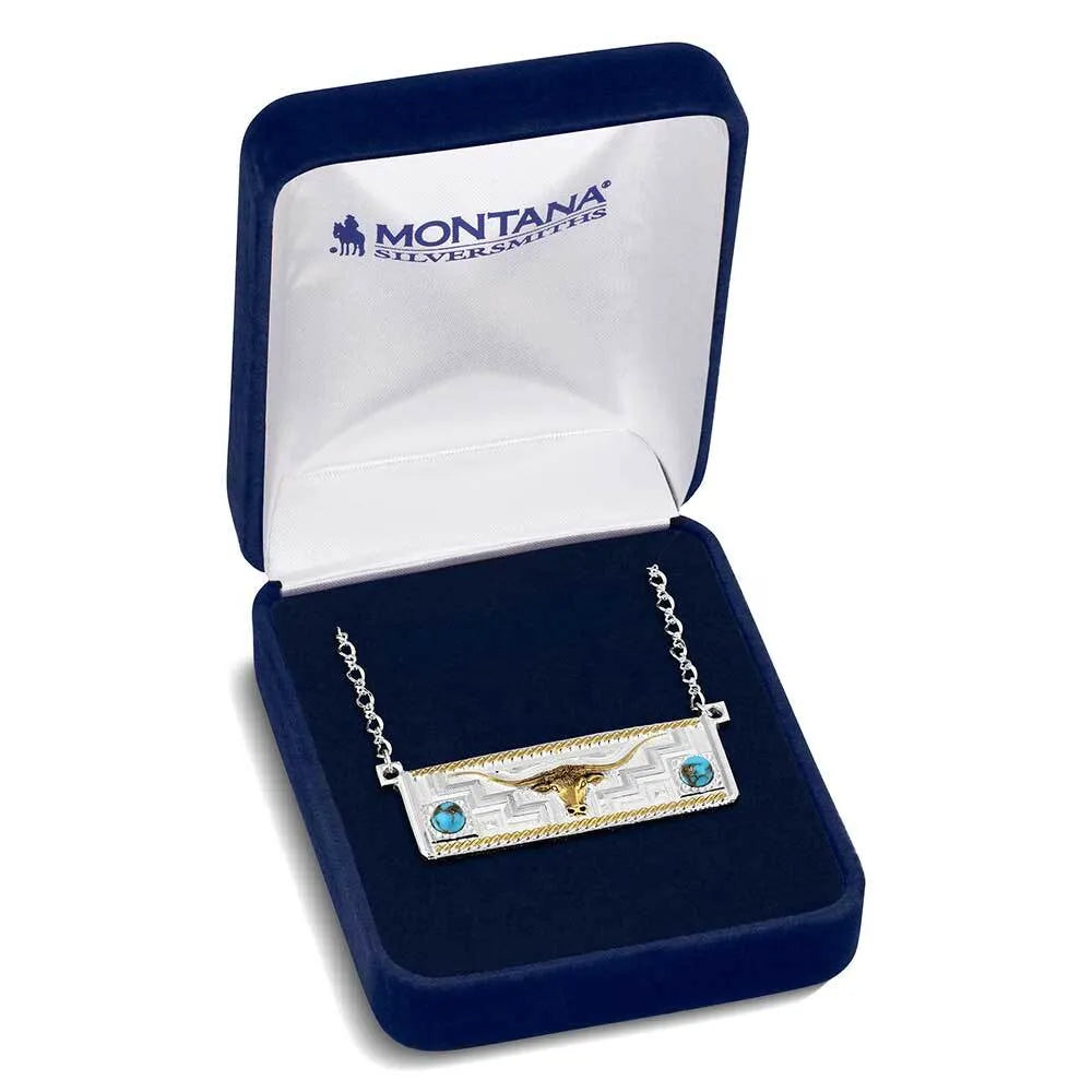 Women's Montana Silversmiths Longhorn Trails Necklace NC6145