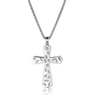 Men's Montana Silversmiths Still Waters Turquoise Cross Necklace NC6517