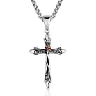 Montana Silversmiths Thorns and Roses Cross Necklace NC6528