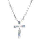 Montana Silversmiths Faith in Lights Cross Necklace NC6534