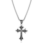 Montana Silversmiths Men's Barbed Cross Necklace NC6574