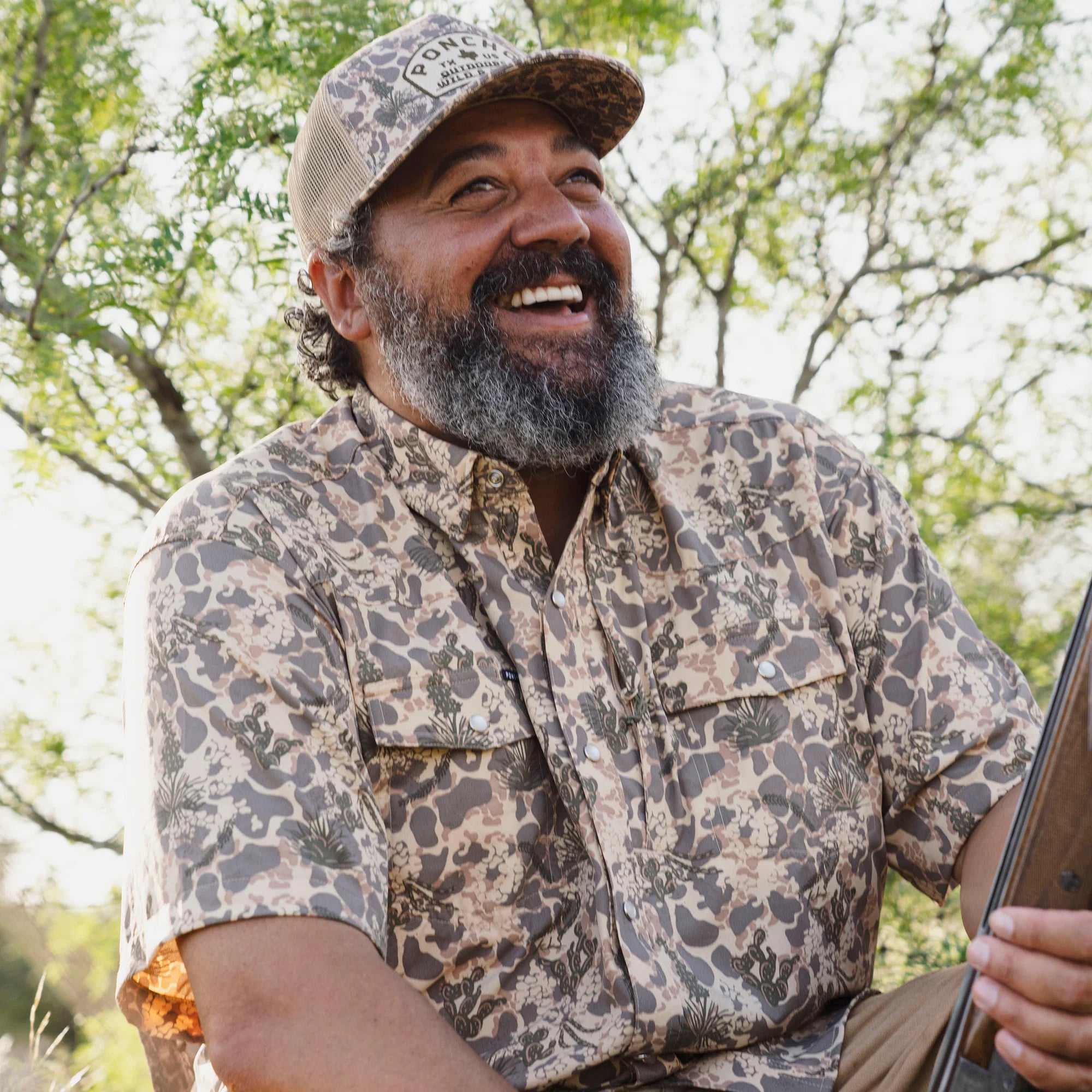 Poncho Men's "The Abilene" Short Sleeve Snap Shirt 