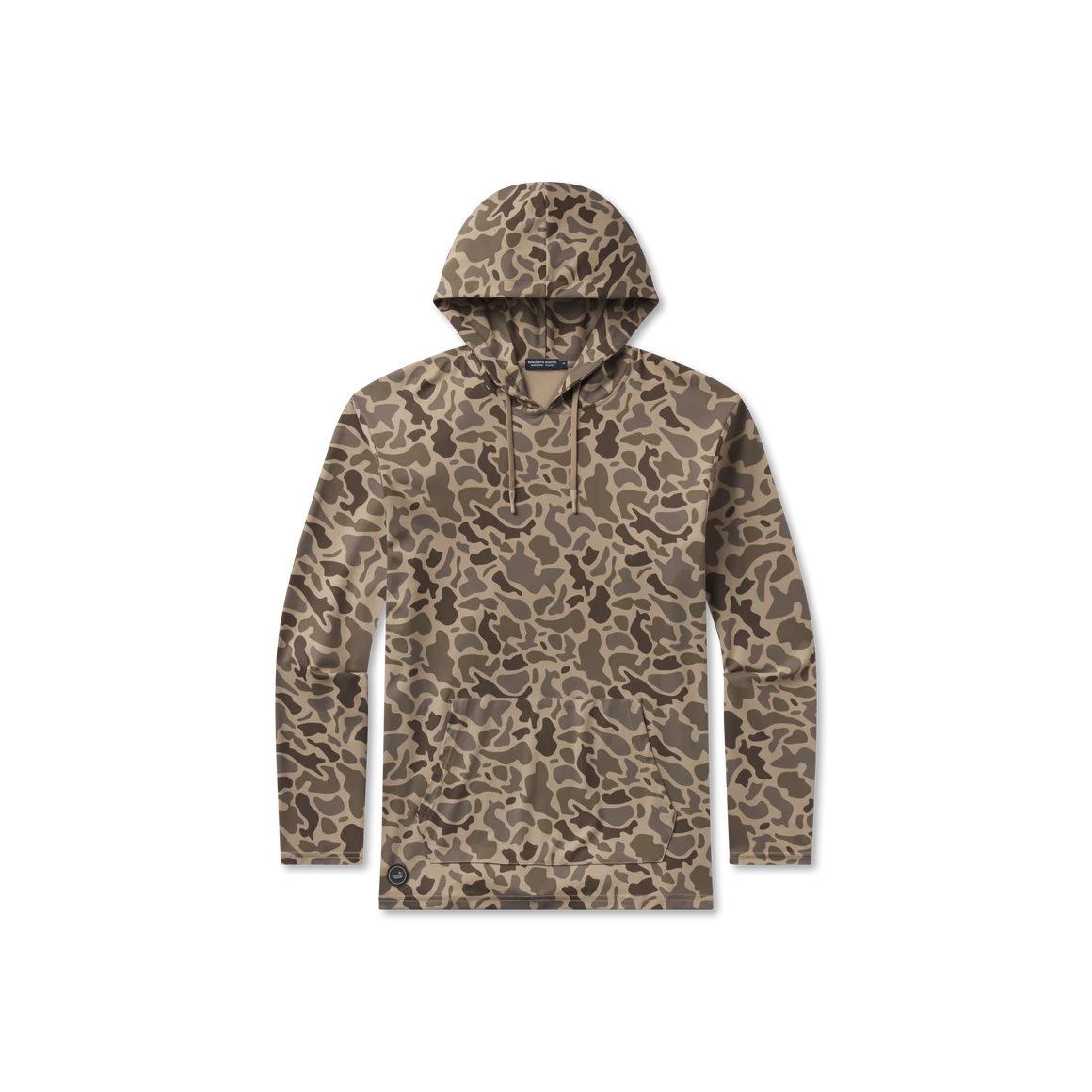 Southern Marsh Men's Dark Brown Retro Camo Baldwyn Active Hoodie OBWH-DBR