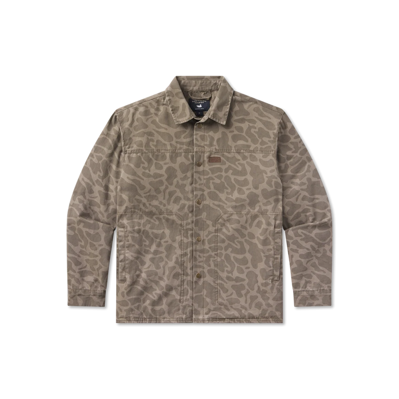 Southern Marsh Men's Dark Brown Camo Bishop Rugged Canvas Jacket ORCJ-DBR