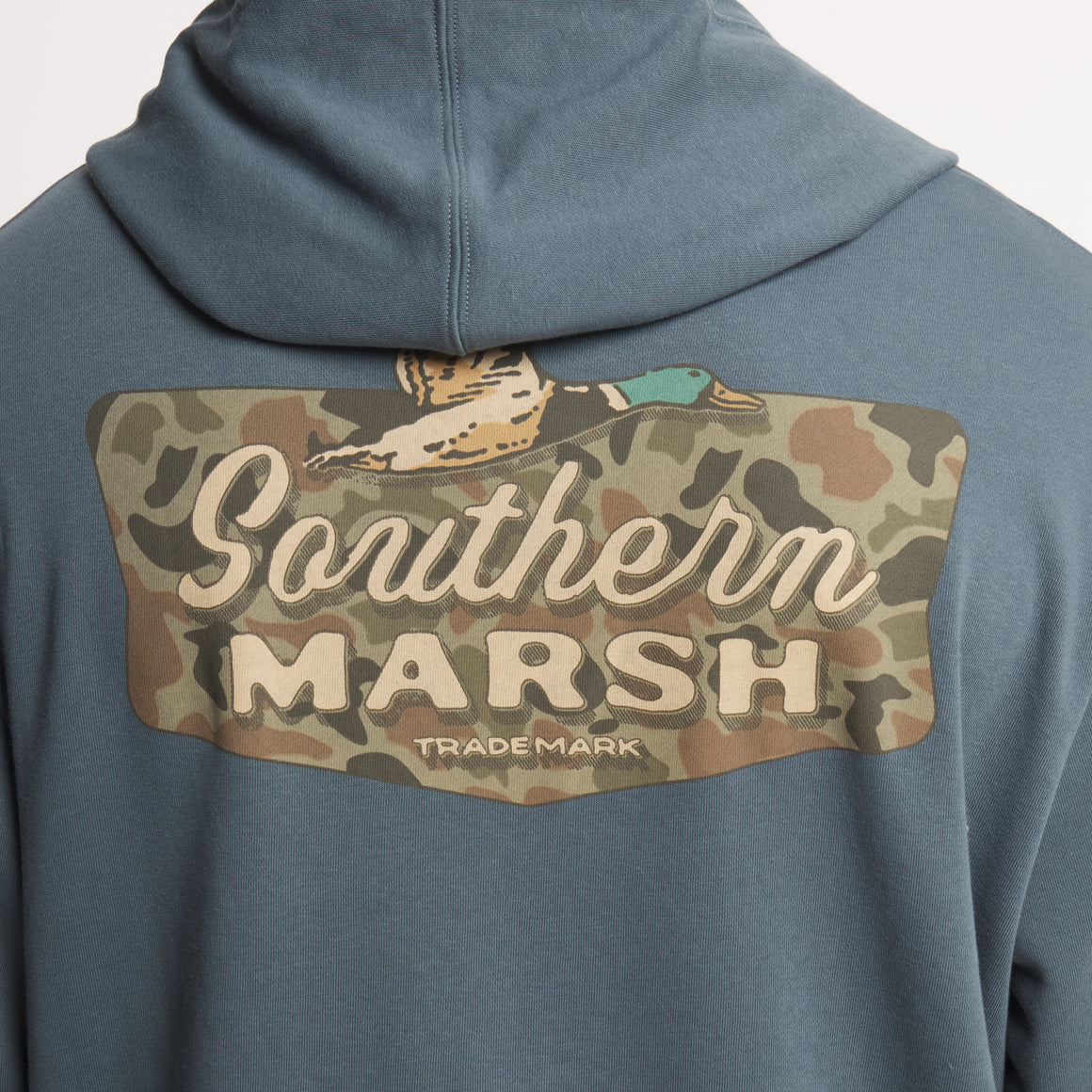 Southern Marsh Men's Arlington Blue Inflight Badge Surfside Hoodie OS2H-ARB