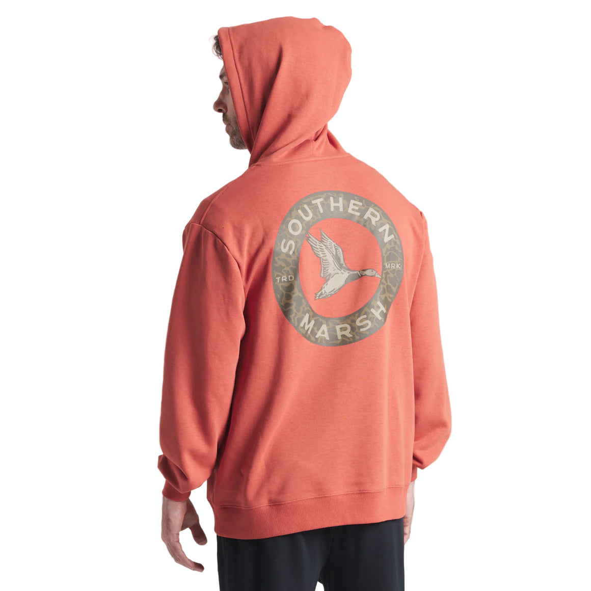 Men's Southern Marsh Surfside Hoodie Washed Red OSIH-WRD