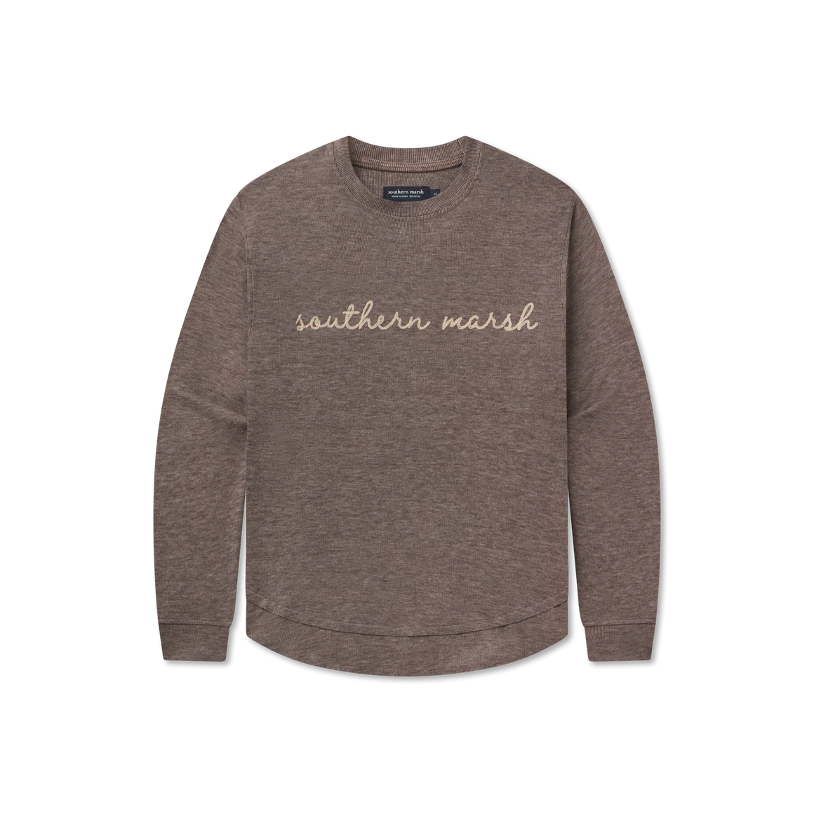 Southern Marsh Midnight Gray Terra Textured Vintage Sweater OTTS-MGY