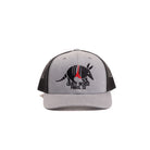 Crazy House Unisex Grey and Black Cap with Armadillo Stitching - Crazy House Western Wear