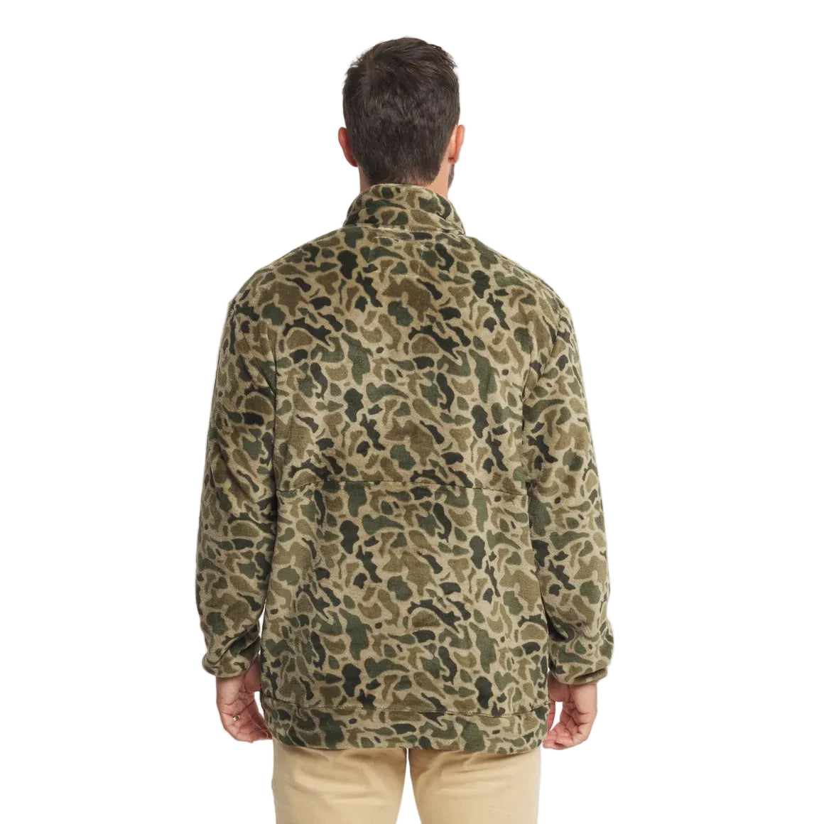 Southern Marsh Men's Dark Olive Retro Camo Wadsworth Fleece Pullover OWWP-DLV